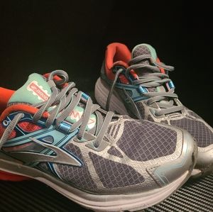 Brooks Ravenna 7 Athletic Running Shoes Gray/ Pink/ Aqua Women's Size 7b